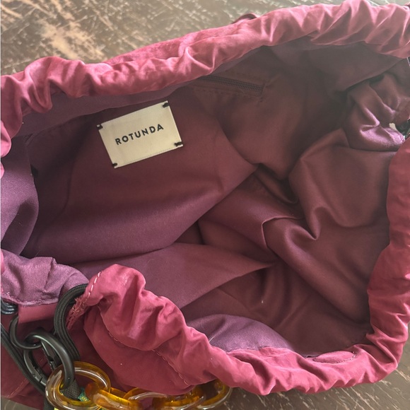 Rotunda Saint Hobo Bag - Bordeaux - Picture 4 of 5